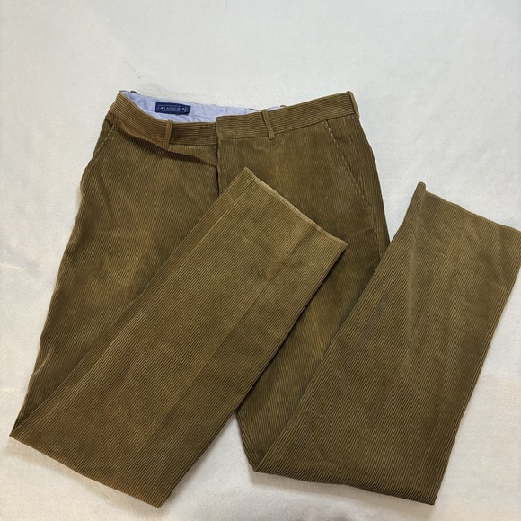 J. McLaughlin Other - J Mclaughlin Corduroy Pants Men's 36x36 Brown Chino Straight Leg Made In USA Zip